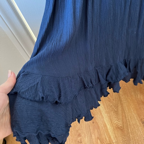 Free People Adela Maxi In Navy Blue - Picture 7 of 7